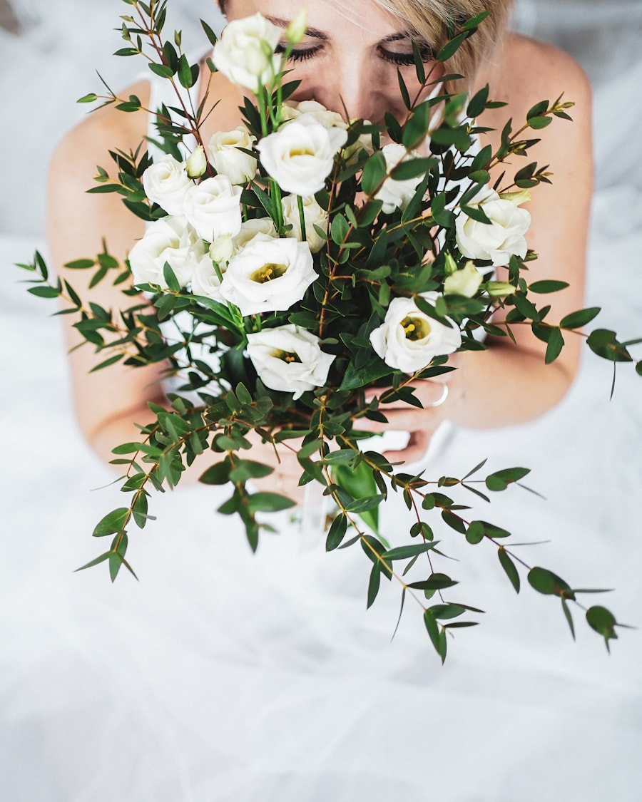 Bridal bouquet in Korean garden style